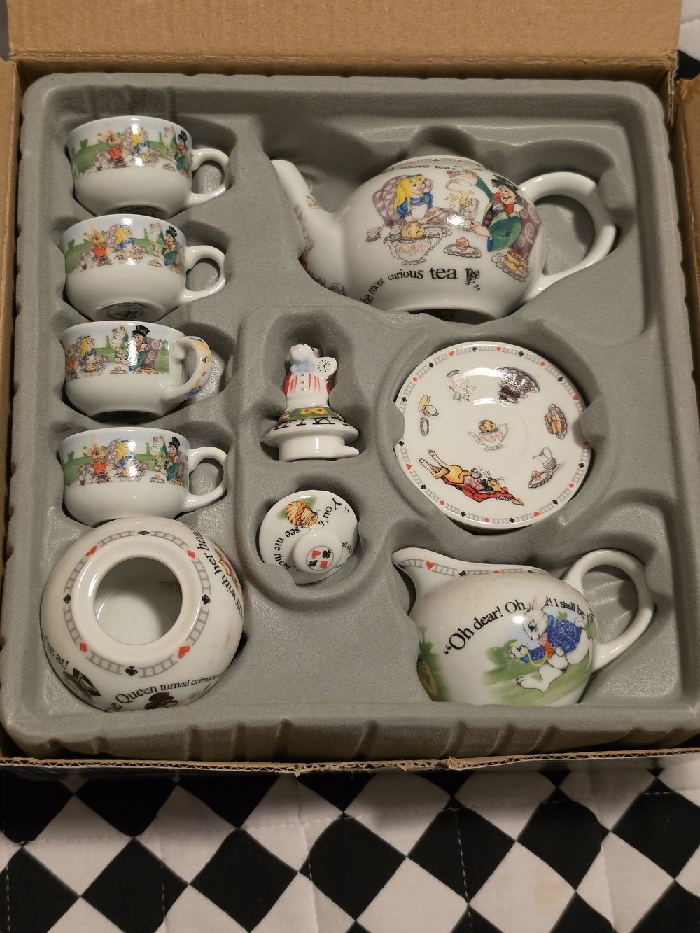 Paul Cardew Alice In Wonderland Tea Set